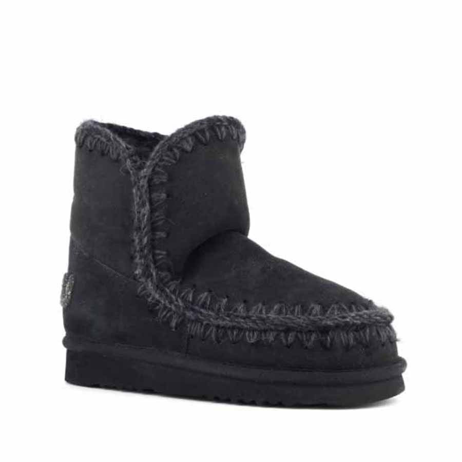 Mou eskimo 18 tronchetto donna montone Glitter logo nero Bkbk