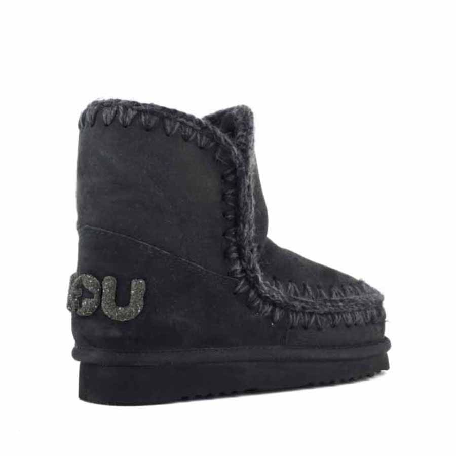 Mou eskimo 18 tronchetto donna montone Glitter logo nero Bkbk
