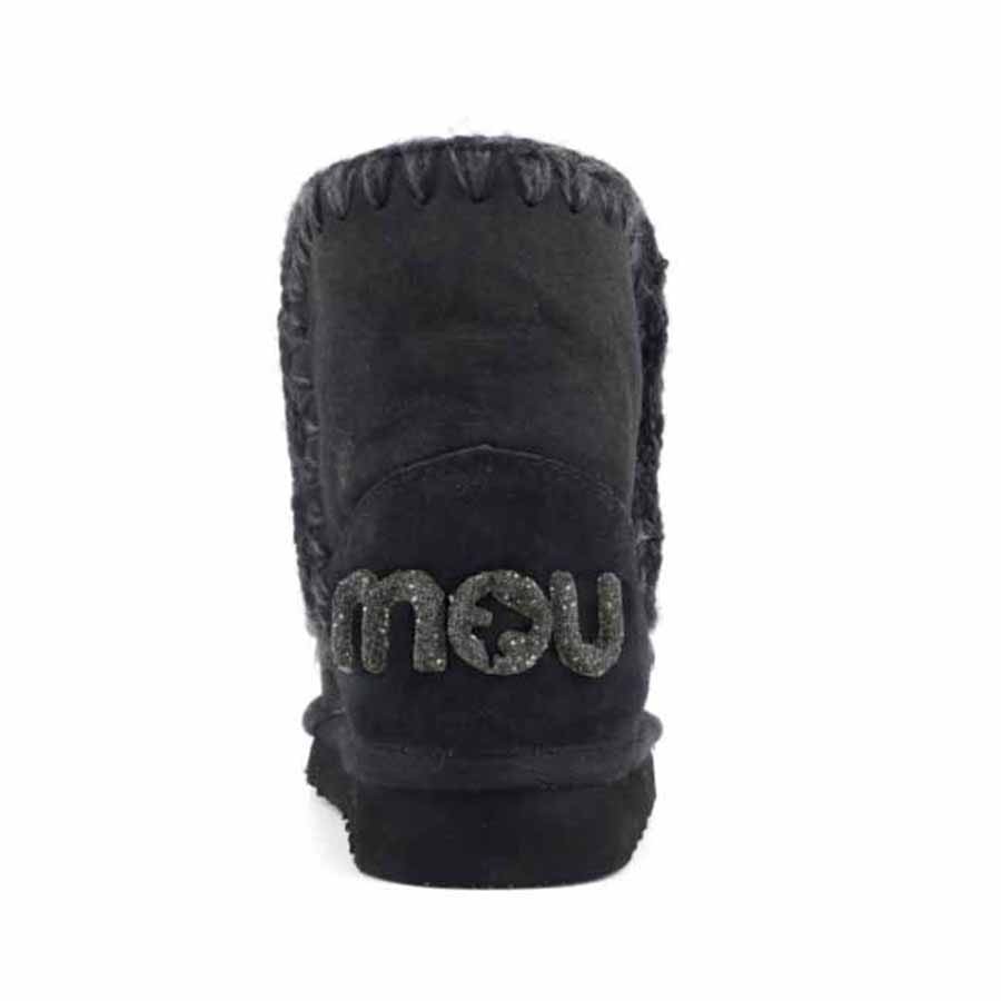 Mou eskimo 18 tronchetto donna montone Glitter logo nero Bkbk