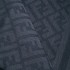 Fendi kefia unisex jacquard zucca misto seta color grigio scuro FXS2962TE