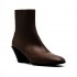 Roberto Festa ALLYK medium heel ankle boot in Chocolate leather