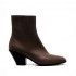 Roberto Festa ALLYK medium heel ankle boot in Chocolate leather