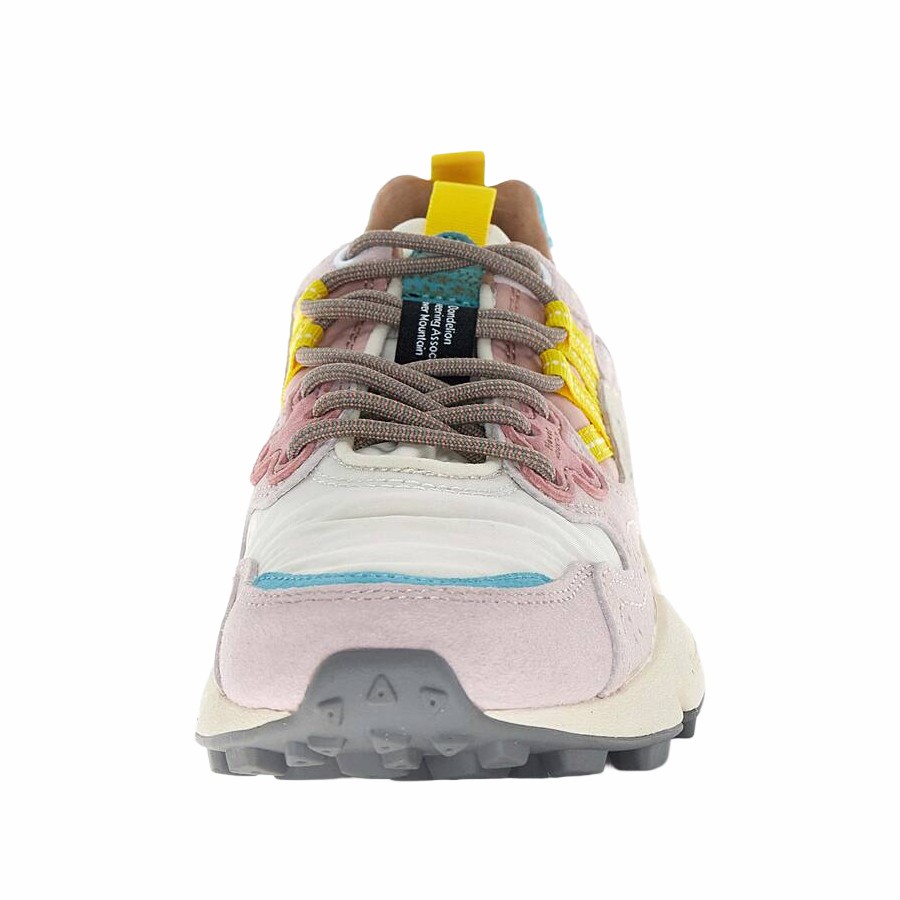 Flower mountain Yamano 3 woman suede light pink  offwhite pink 1B54