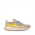 Flower mountain Yamano 3 woman suede cream white yellow fluo 2E01