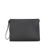 ORCIANI Large micron leather envelope with wristband
