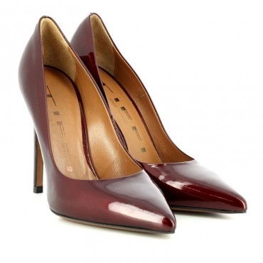 Tiffi scarpa donna decolte tacco 10 cm pelle vernice n70/100