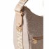 Borbonese bag Luna bag small Hobo Fabric OP sand