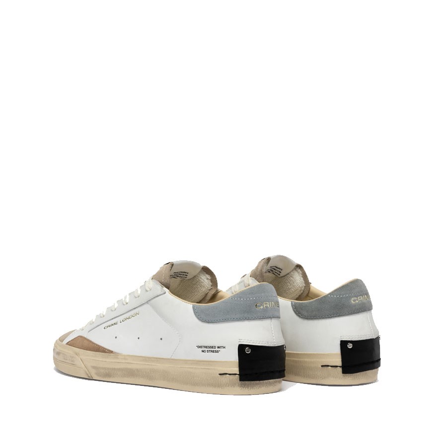 Crime London sneakers uomo  DISTRESSED 2.0 STONE GREY