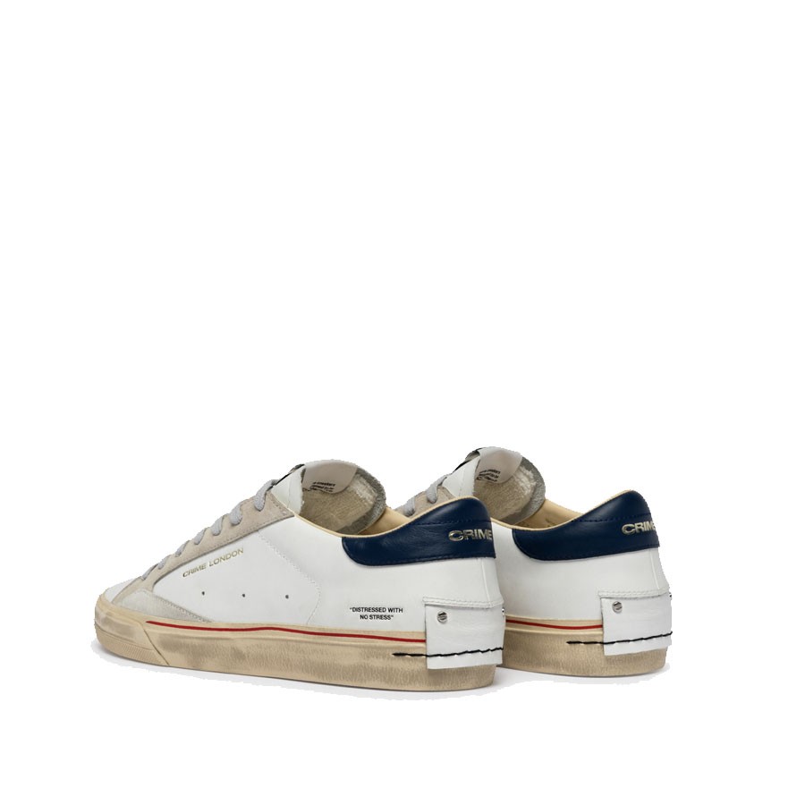 Crime London sneakers uomo DISTRESSED 2.0 OXFORD BLUE