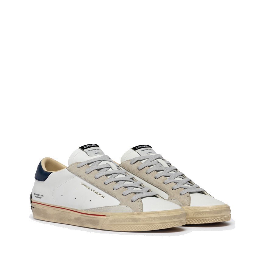 Crime London sneakers uomo DISTRESSED 2.0 OXFORD BLUE