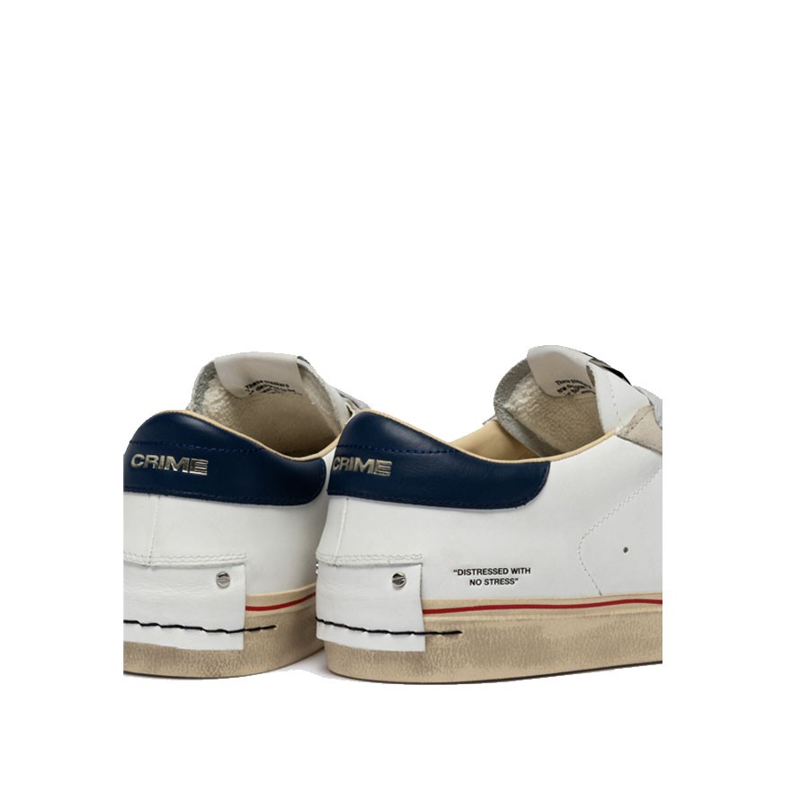 Crime London sneakers uomo DISTRESSED 2.0 OXFORD BLUE