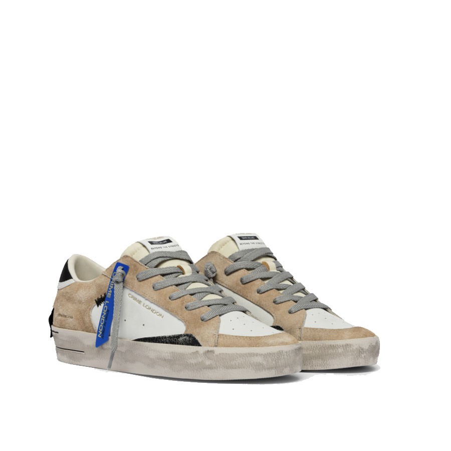 Crime London sneakers uomo SK8 DELUXE COOL BROWN