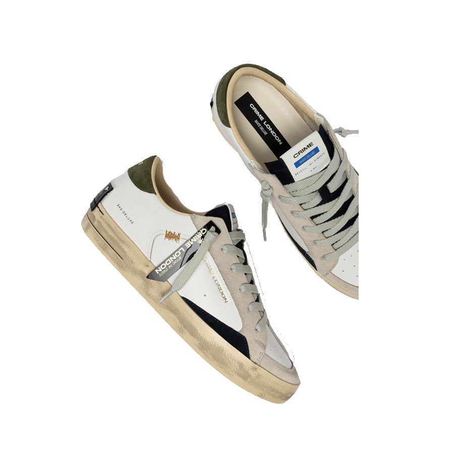 Crime London sneakers men SK8 DELUXE DOWNTOWN GREEN