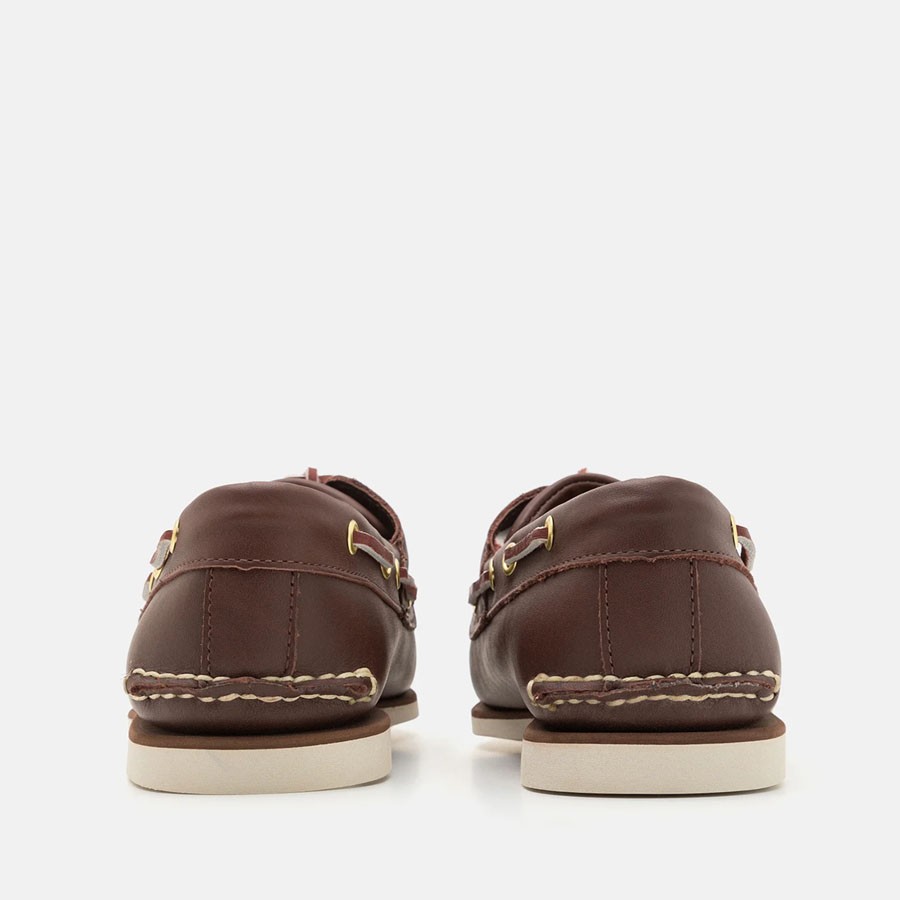 Timberland® Authentic 3-Eye Lug Handsewn Men's Shoe in Bordeaux