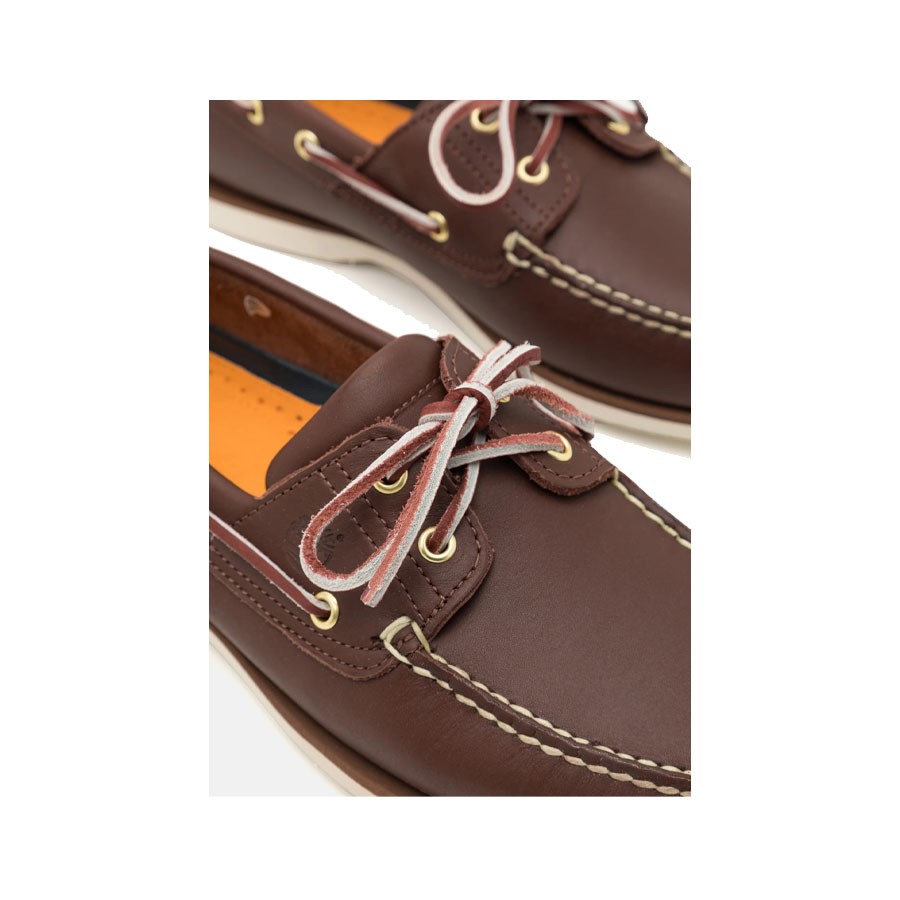 Timberland® Authentic 3-Eye Lug Handsewn Men's Shoe in Bordeaux