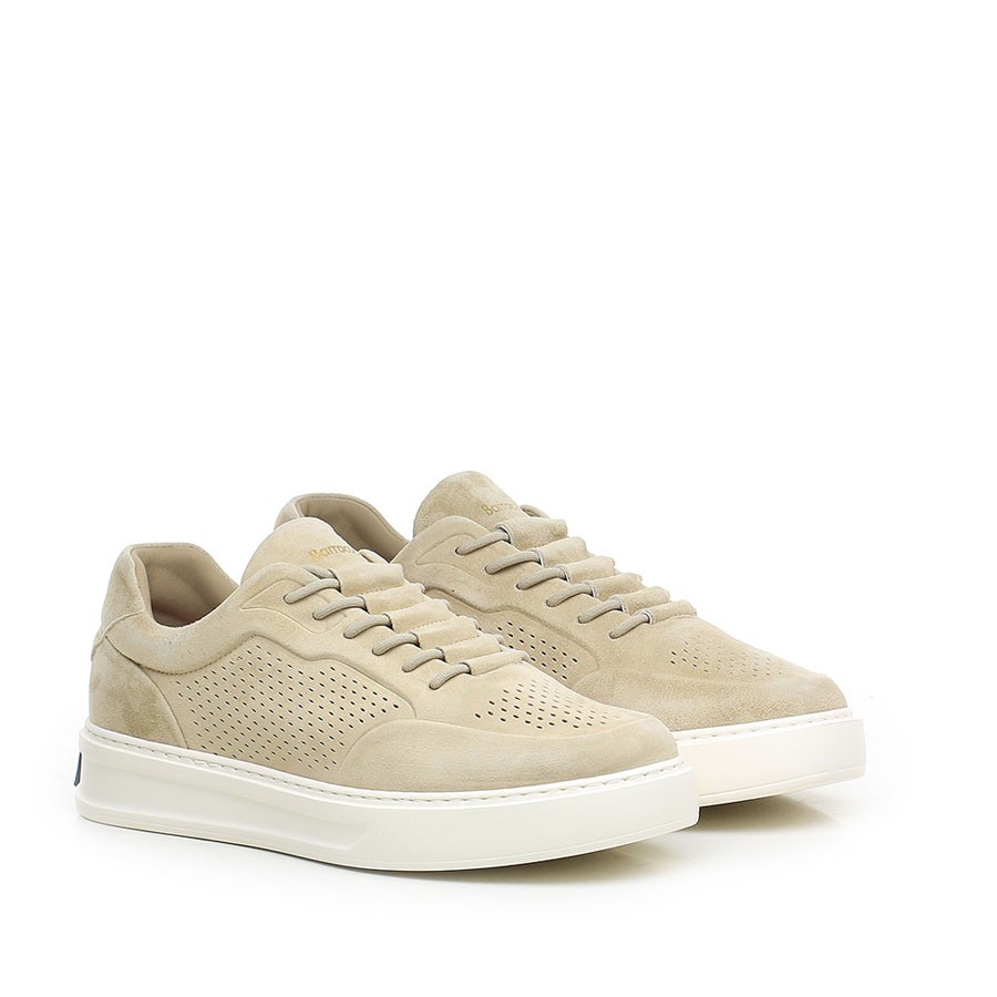 scarpa uomo BARRACUDA in camoscio tabacco