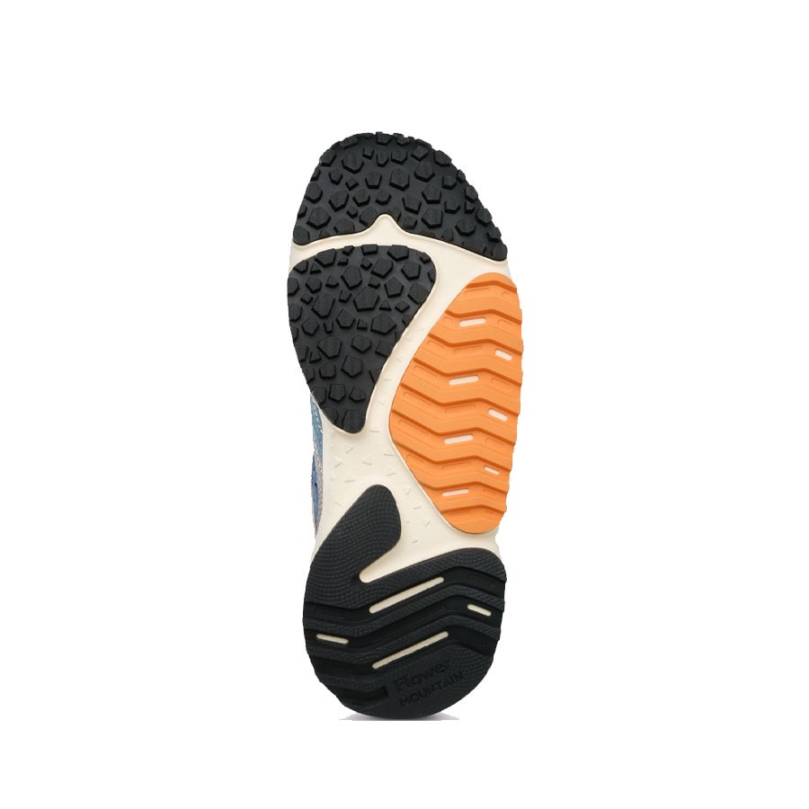 Flower mountain WAVE MAN Sneakers in suede e tessuto - Blu chiaro-Grigio