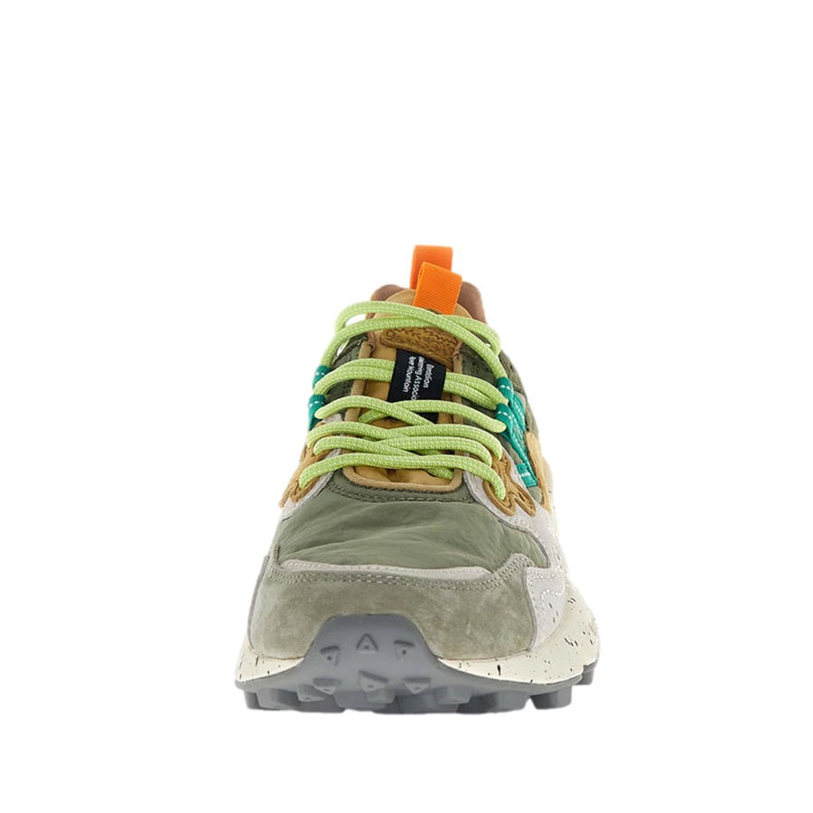 Flower mountain Yamano3 unisex SUEDE/NYLON taupe/green