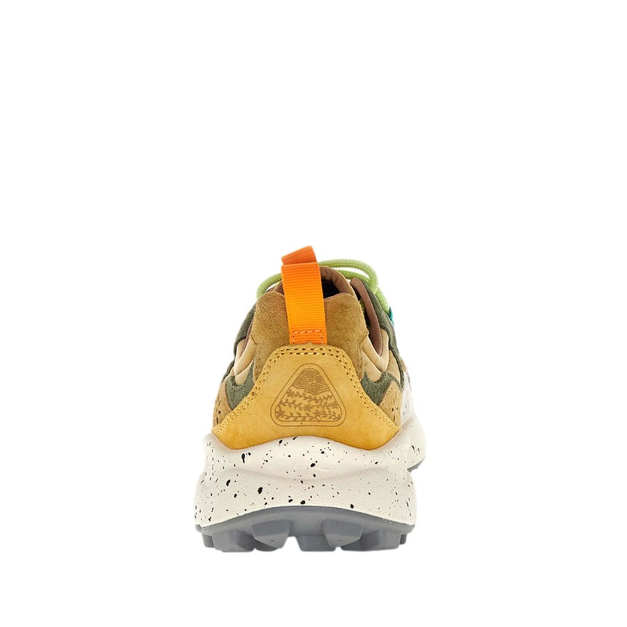 Flower mountain Yamano3 unisex SUEDE/NYLON taupe/verde