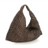 Campomaggi Atena shoulder bag in military green woven leather