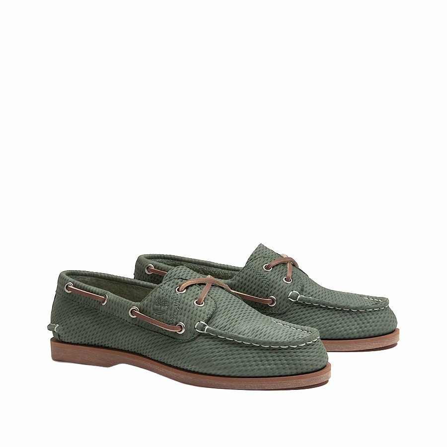 Timberland Scarpa donna Barca Classic verde