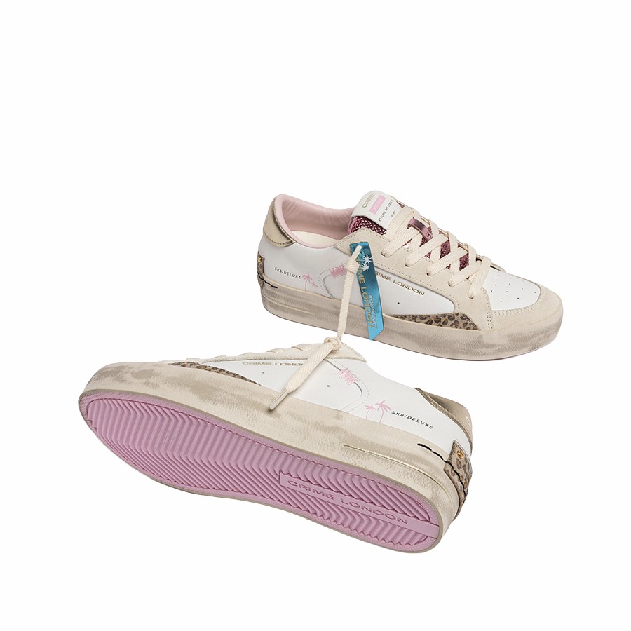 Crime London SK8 Deluxe Wind Berry women's sneakers