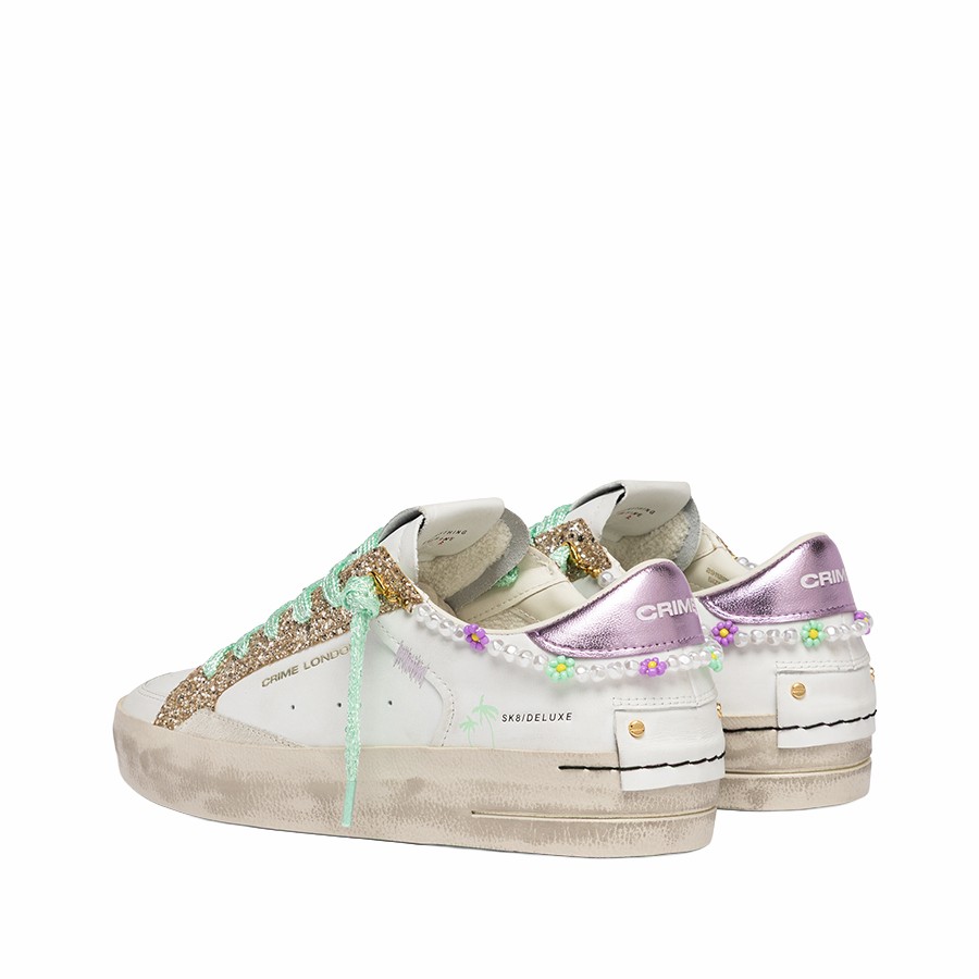 Crime London sneakers donna SK8 Deluxe Cotton Candy