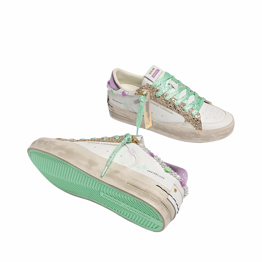 Crime London sneakers donna SK8 Deluxe Cotton Candy