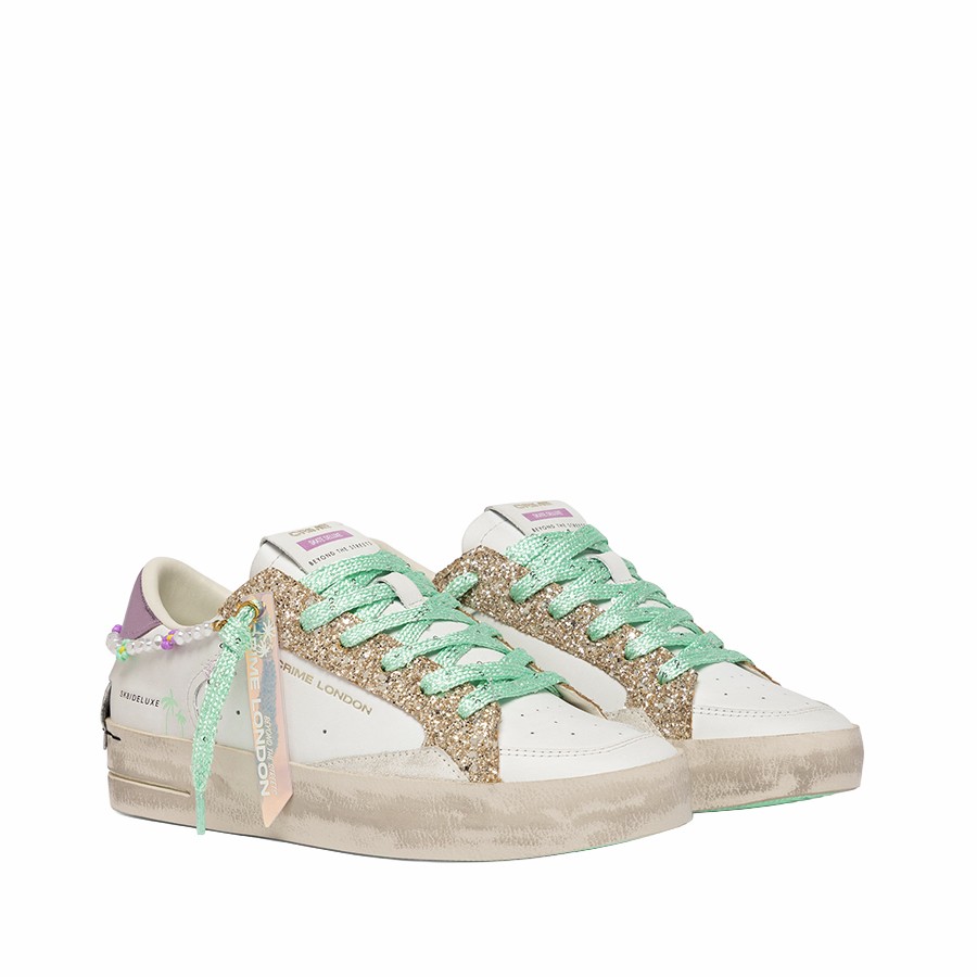Crime London SK8 Deluxe Cotton Candy women's sneakers