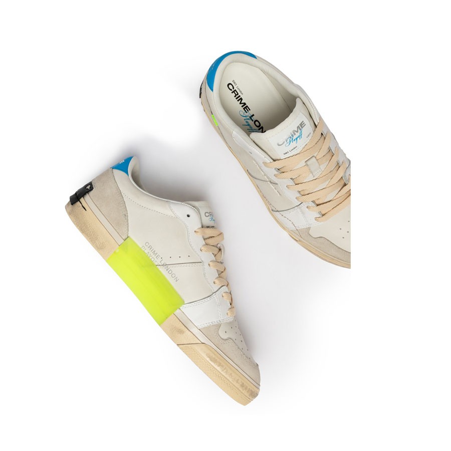 Crime London sneakers man PLAYOFF white/