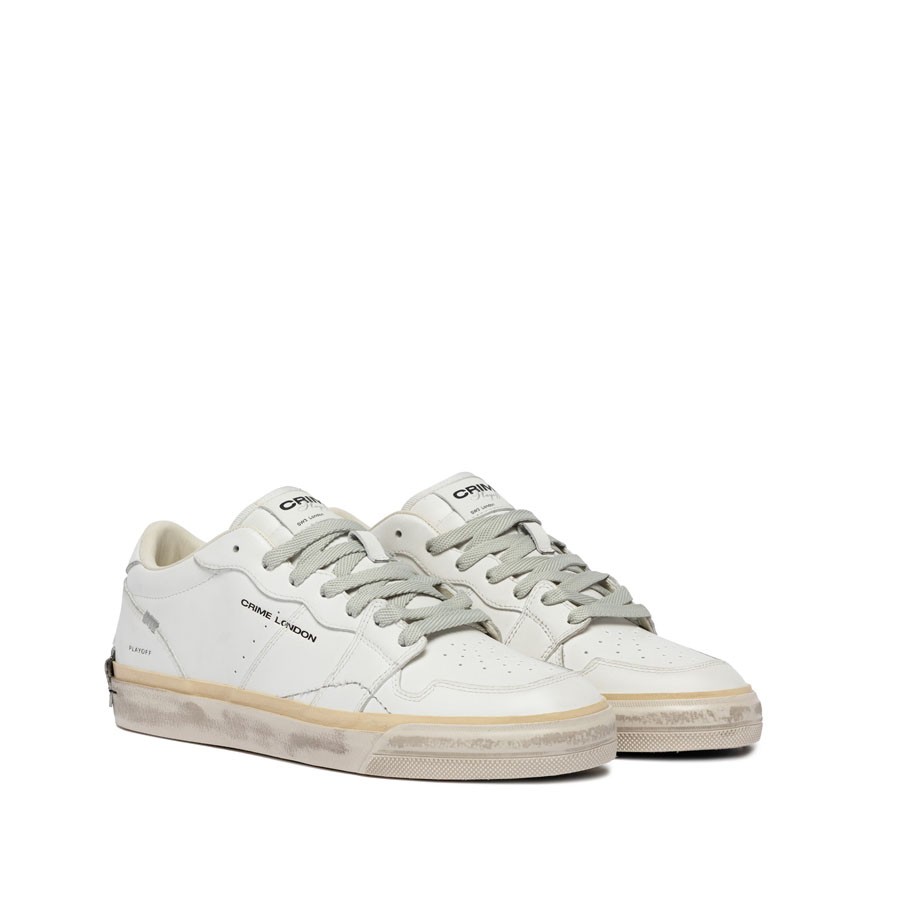 Crime London sneakers uomo PLAYOFF white