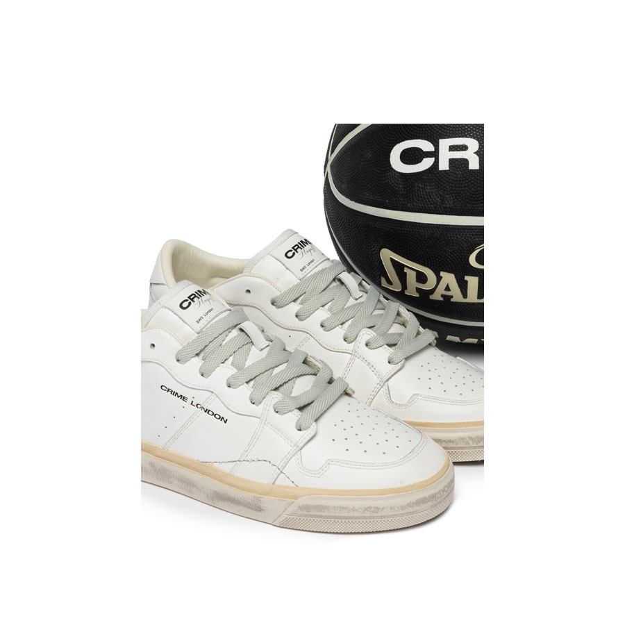 Crime London sneakers uomo PLAYOFF white