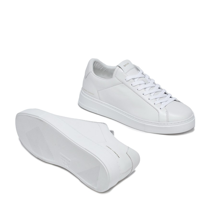 Crime London sneakers uomo  EXTRALIGHT ALL WHITE