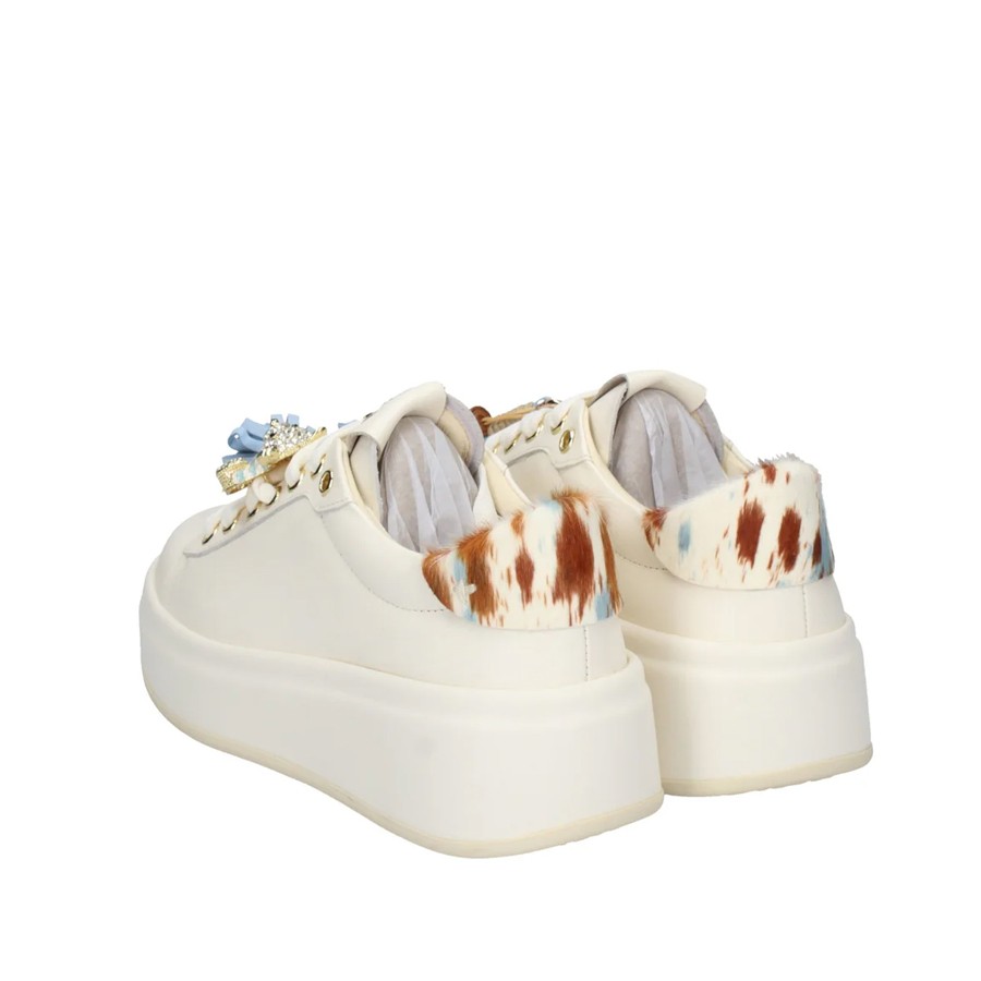 Gio+ sneaker calfskin combi cow's milk Olive 02A