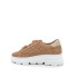 Sneakers donna Stokton Street in camoscio camel traforato
