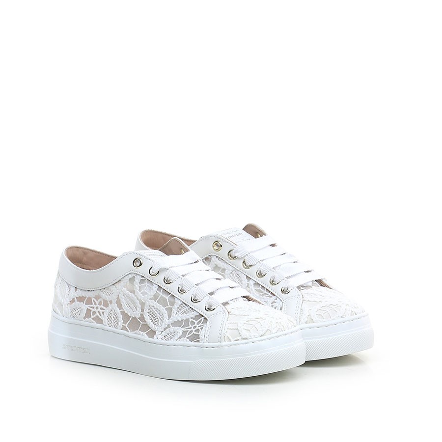 Sneakers donna Stokton DIVA in tessuto bianco