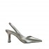 Roberto Festa CESTRO chanel in silver laminated leather