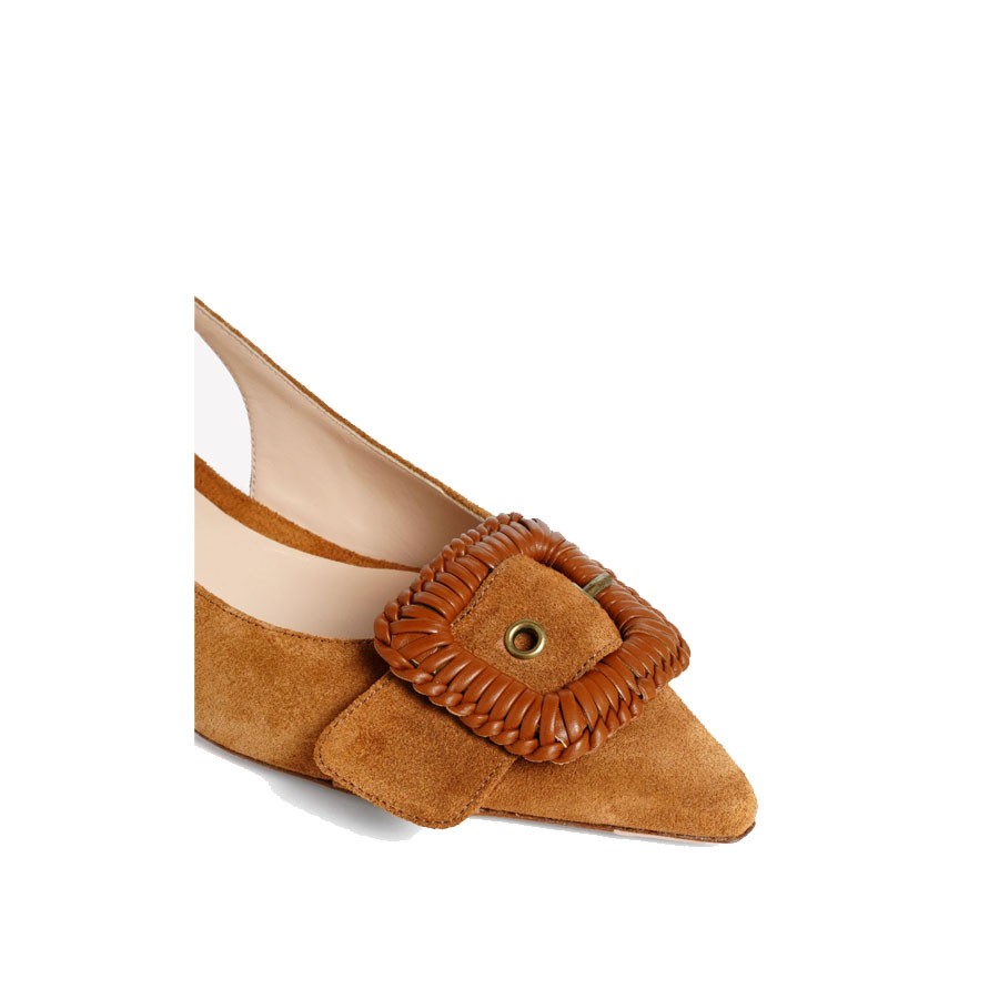 Roberto Festa Slingback VEGA in leather-colored suede