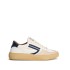 PURAAI Sneakers uomo vintage in pelle bianco blu