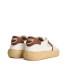PURAAI Sneakers uomo vintage in pelle bianco moro