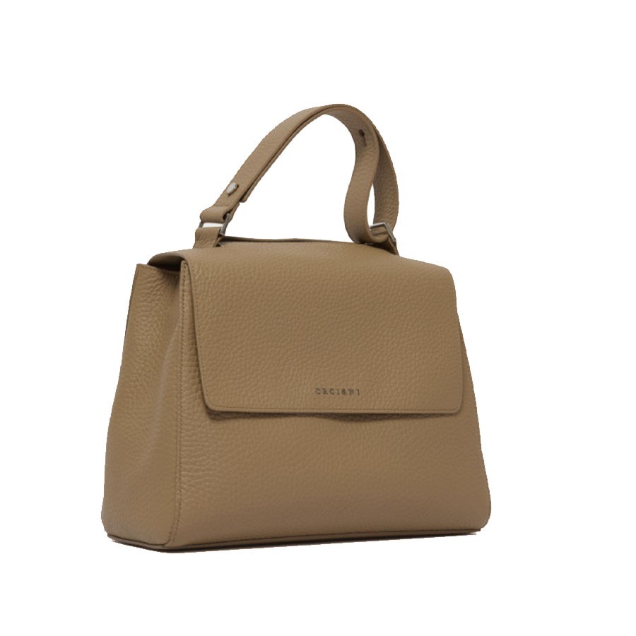 ORCIANI SVEVA SOFT medium shoulder bag in leather with  shoulder strap