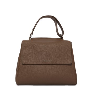 ORCIANI Borsa a spalla MEDIA  SVEVA SOFT in pelle con tracolla