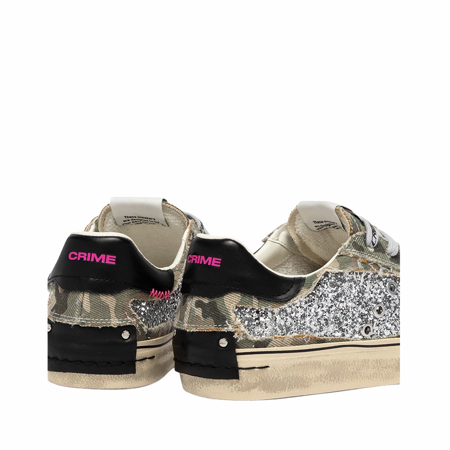 Crime London sneakers donna Deconstructed Camo Sartdust