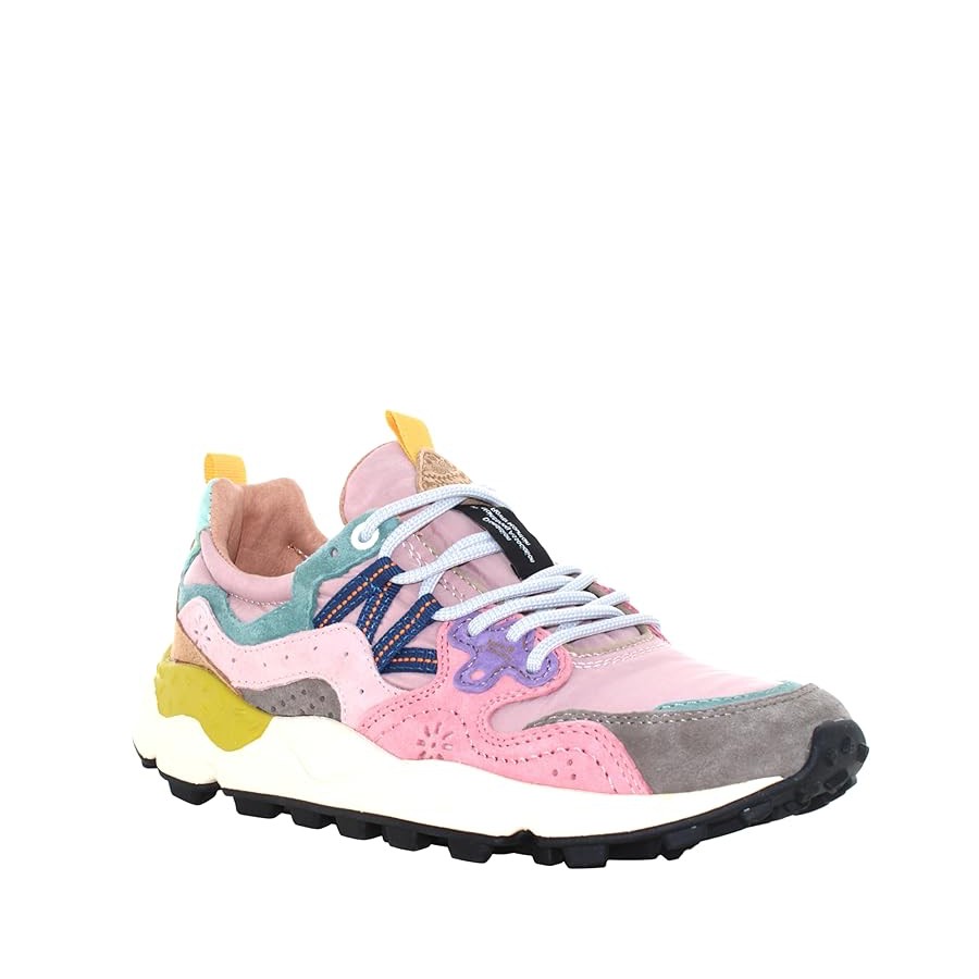 Flower mountain Yamano 3 woman suede Grey Cipria Light Pink 2B22