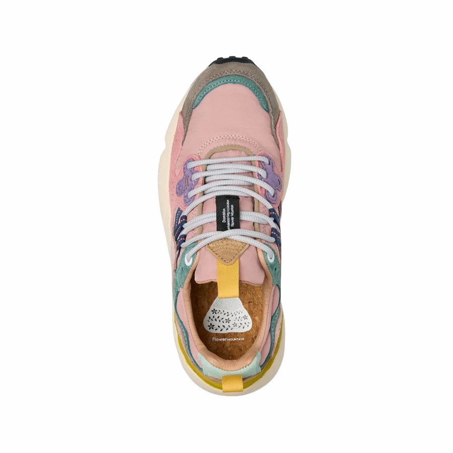 Flower mountain Yamano 3 woman suede Grey Cipria Light Pink 2B22