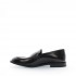 PANTANETTI men's moccasin in black delavè leather