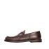copy of Men's moccasin PANTANETTI in leather with black cherry tub