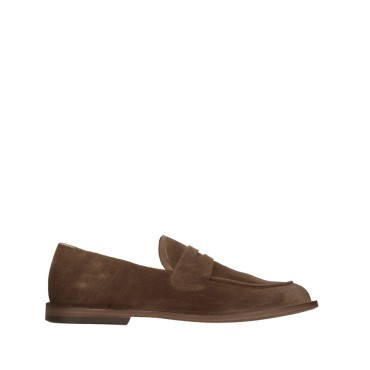 copy of PANTANETTI uomo moccassino in pelle scamosciata delavè cognac