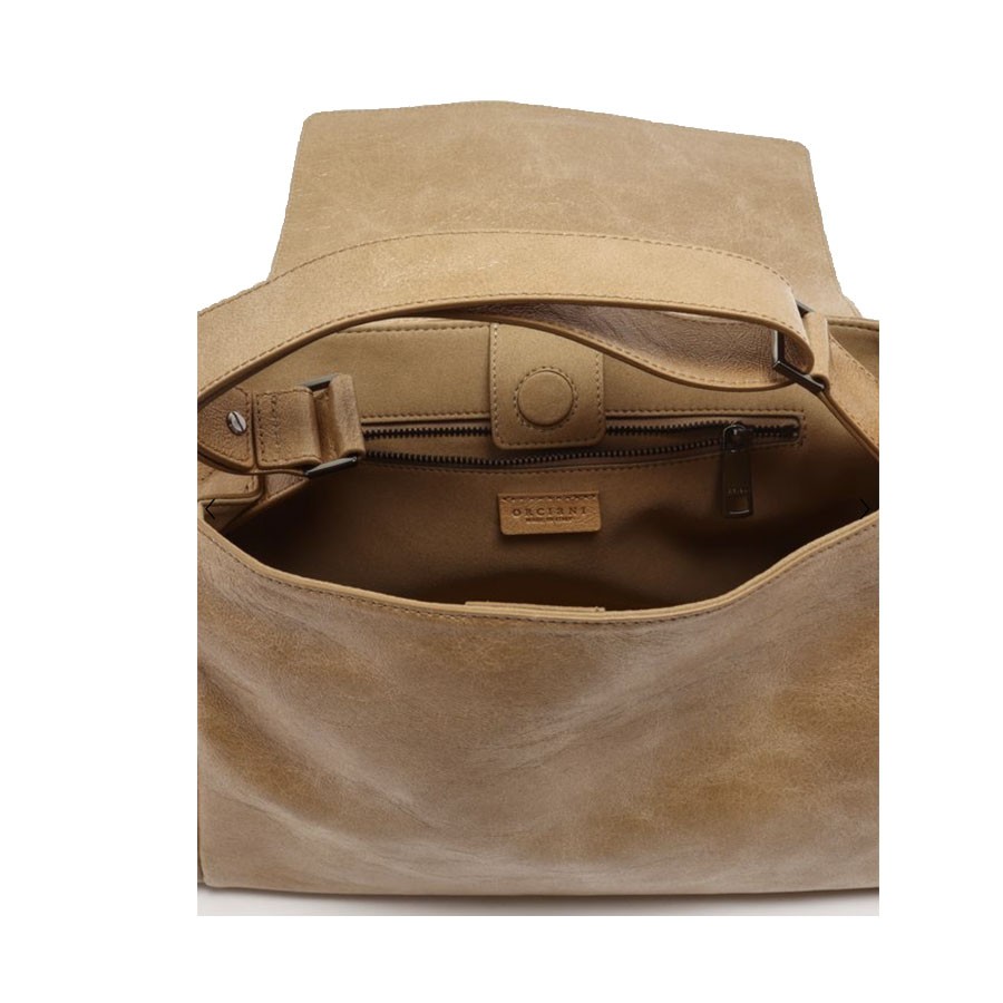 ORCIANI Borsa Sveva Stark Midi a spalla in pelle con tracolla