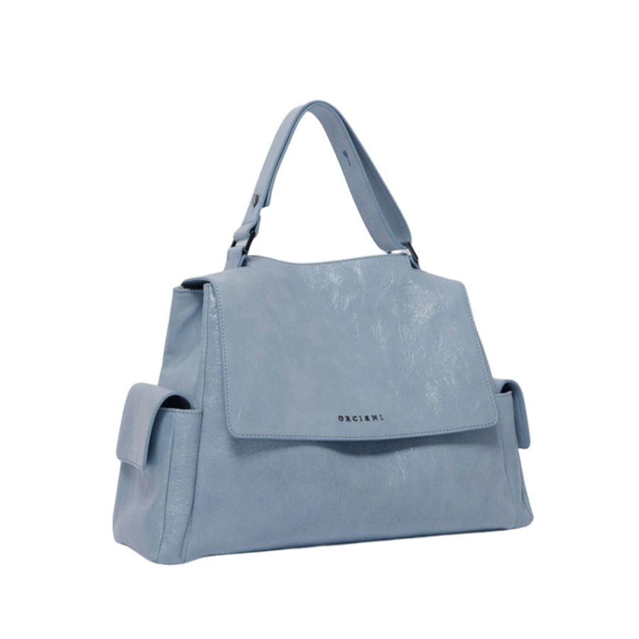 Sveva Stark Midi leather shoulder bag with shoulder strap